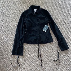 Calvin Klein black button down shirt new with tags size small